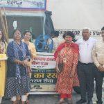 समर्पण जन कल्याण संगठन की महिला शाखा ने आमजन को गन्ने का रस बांटा