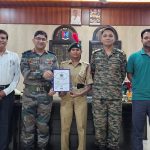 पर्वतारोही एनसीसी कैडेट नैना देवी का किया स्वागत