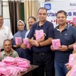 रोटरी क्लब रुड़की मिडटाउन ने नवजात शिशुओं को वितरित की बेबी किट्स
