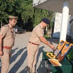 महात्मा गांधी एवं लाल बहादुर शास्त्री की जयंती पर पुलिस ने दी श्रद्धांजलि