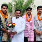 एनएसयूआई के निर्वाचित पदाधिकारियों का गौरव गोयल ने किया स्वागत